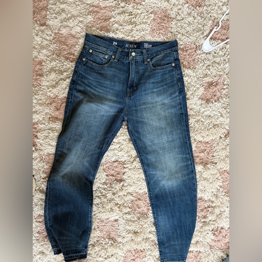 J. Crew Women's Rigid High Rise Jeans - Picture 2 of 6